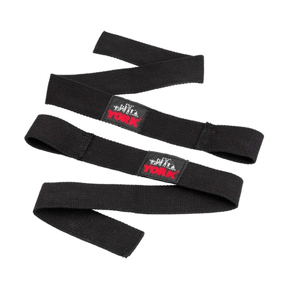 York Fitness - Weight Lifting Strap Black 6316