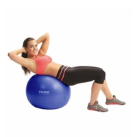 York Fitness - Anti-Burst Gym Ball 55 cm With Pump Blu
