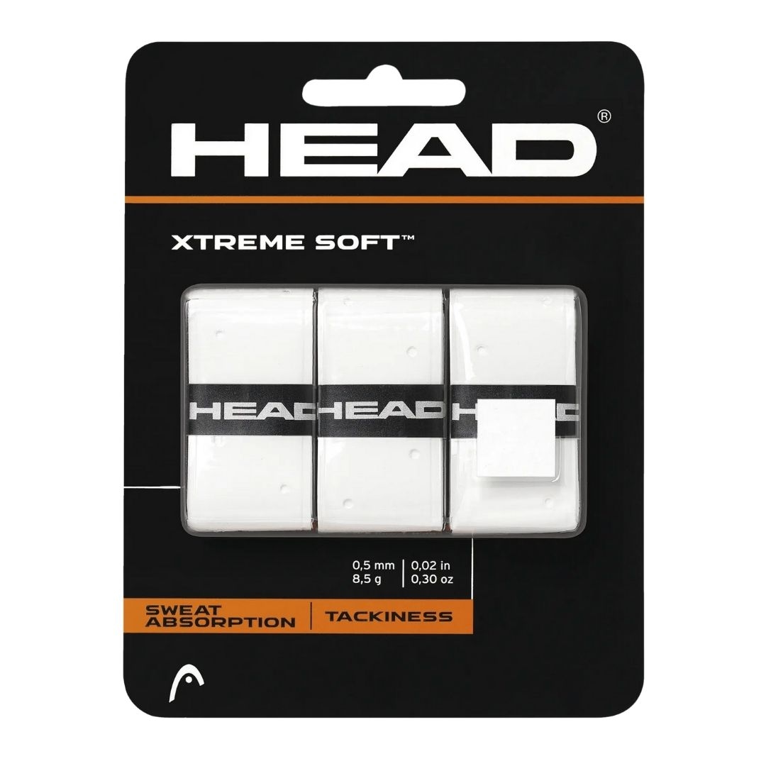 Head Xtremesoft x 3 Overgrip White