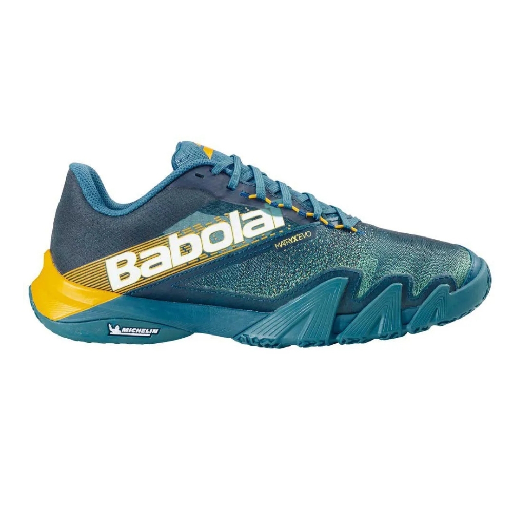 Babolat JET Premura 2 Men Padel Shoes Deep Lake/Apricot