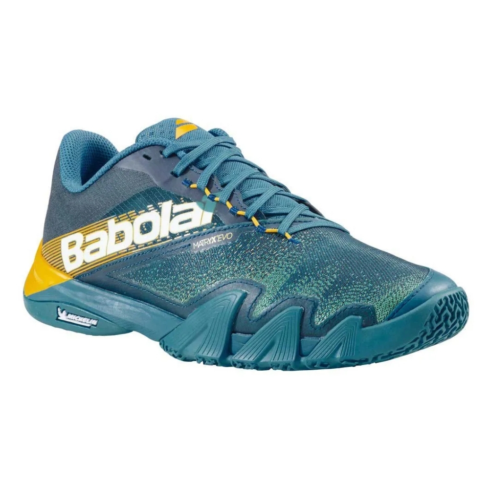 Babolat JET Premura 2 Men Padel Shoes Deep Lake/Apricot