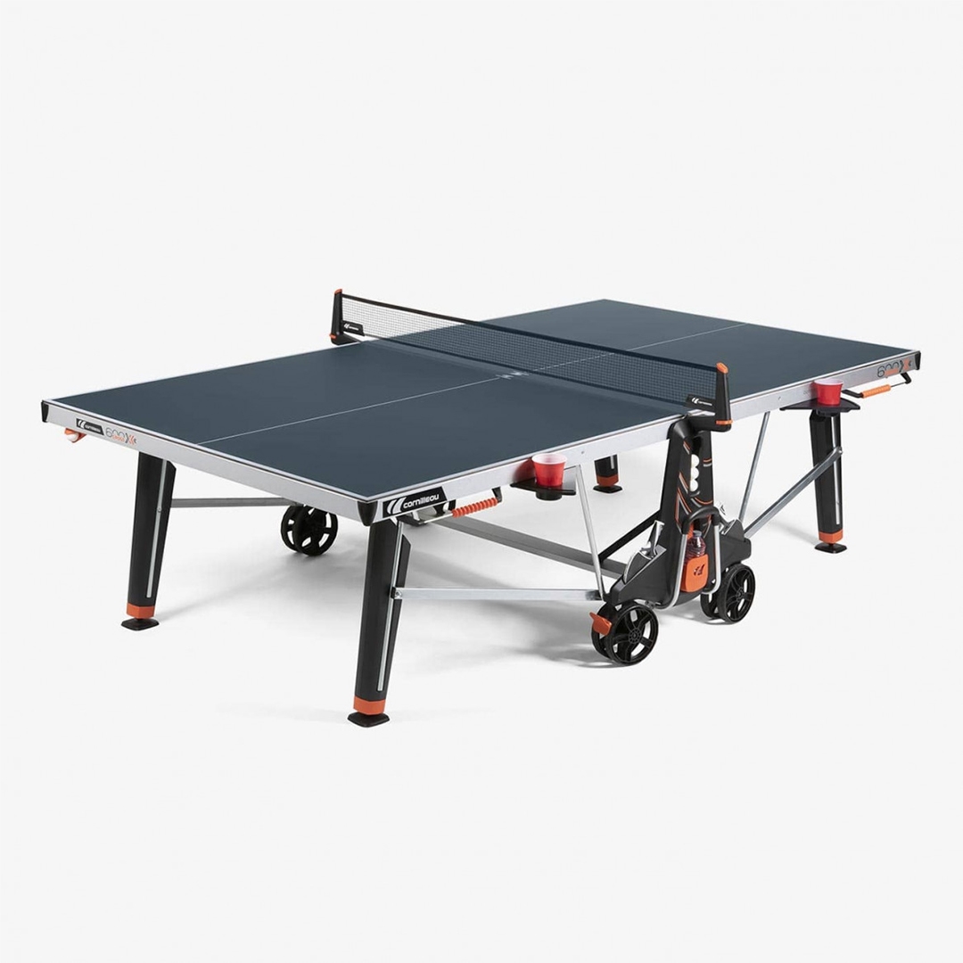 Cornilleau 600X Performance Outdoor Table Tennis Table, Blue