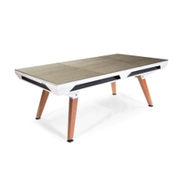 Cornilleau Origin Outdoor Wood Effect Dining Conversion Tabletop - White