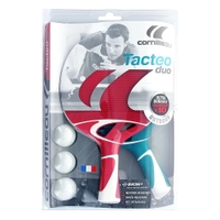 Cornilleau Tacteo Pack Duo 2 Bats + 3 Balls