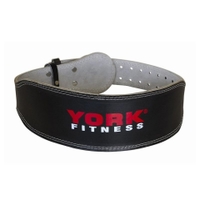 York Fitness - Leather Weightlifting Belt - S