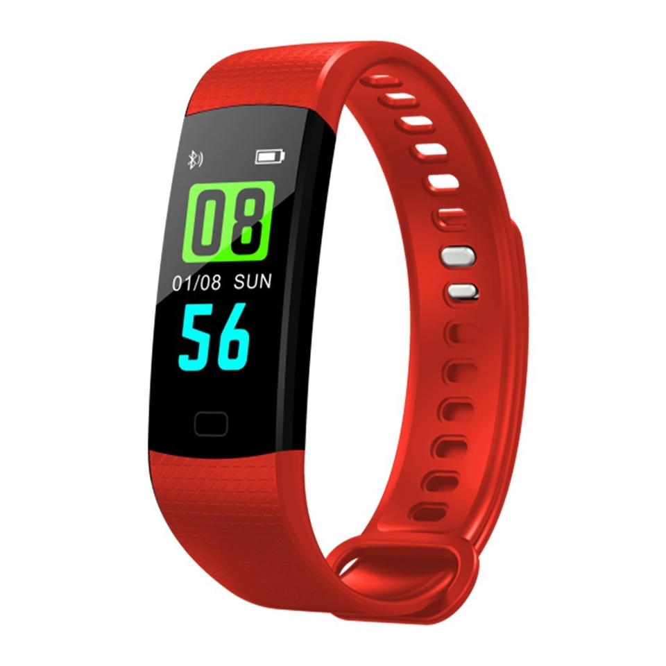 Dawson Sports - Health Band Smart Fitness Tracker - Red