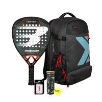 Bullpadel Vertex 04 2025 Padel Racket + Nox Luxury Open Series Backpack Padel Bag Combo