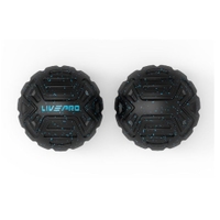 Liveup - Targeted Massage Ball 12.4 cm Black Lp8508