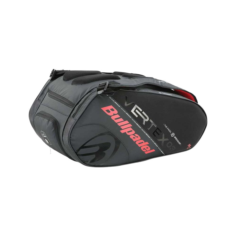 Bullpadel Vertex Black and Red Padel Bag