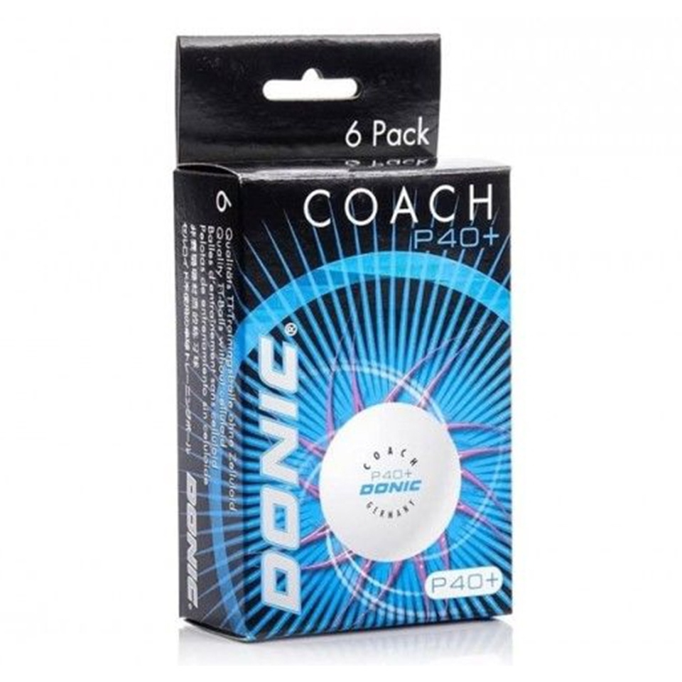 Donic - Table Tennis Balls P40 6pcs 550221
