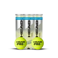 Head Pro+ Tournament Grade Ball, Designed For Faster Play, 3 Cans (9 Balls)