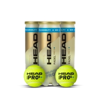 Head Padel Pro S+ Tournament Grade Ball, Designed For Faster Play, 3 Cans (9 Balls)