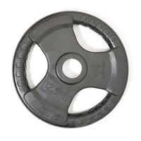 Liveup - Rubber Plate 12.5Kg 30Mm Ls2122 With Handle Cut Hol