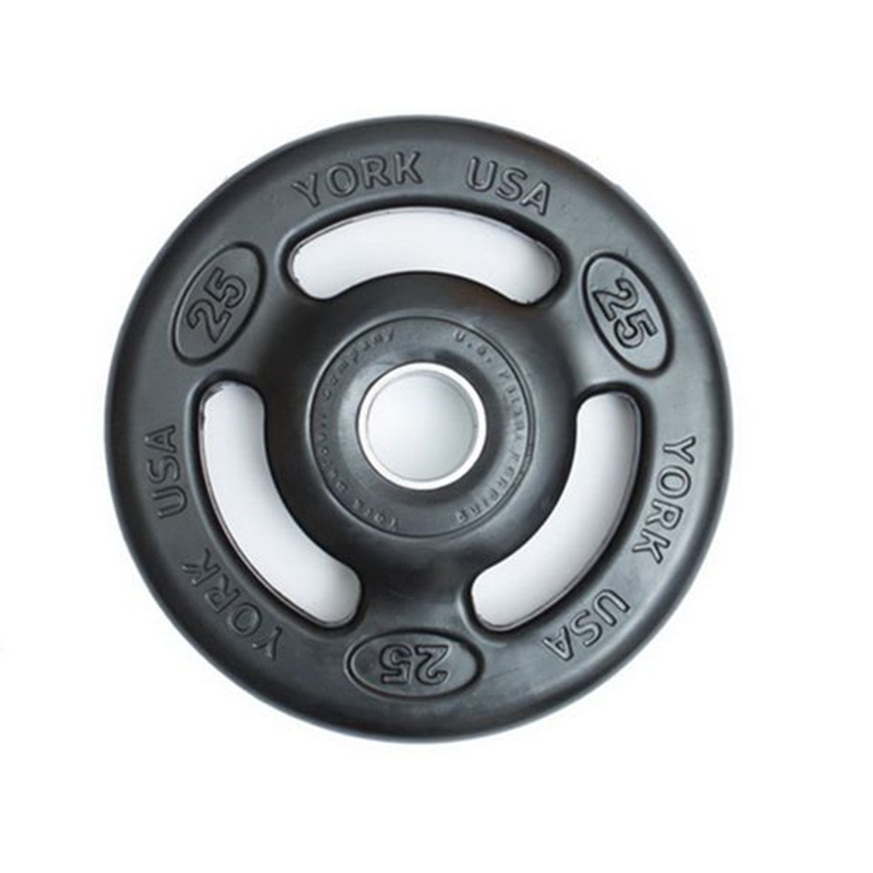 York Fitness - Weight Plate 25Lb Rubber Iso-Grip 29023
