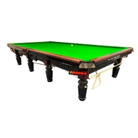 Victorian 33 12ft Marble Top Snooker Table With Drop Pocket