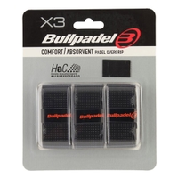 Bullpadel Comfort Absorbent Padel Overgrip GB-1201 - black