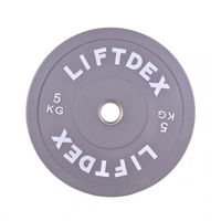 Liftdex Colored 3D Rubber Bumper Plate-5 Kg