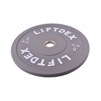 Liftdex Colored 3D Rubber Bumper Plate-5 Kg