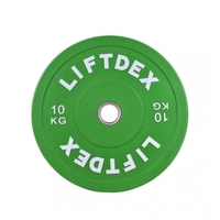 Liftdex Colored 3D Rubber Bumper Plate-10 Kg
