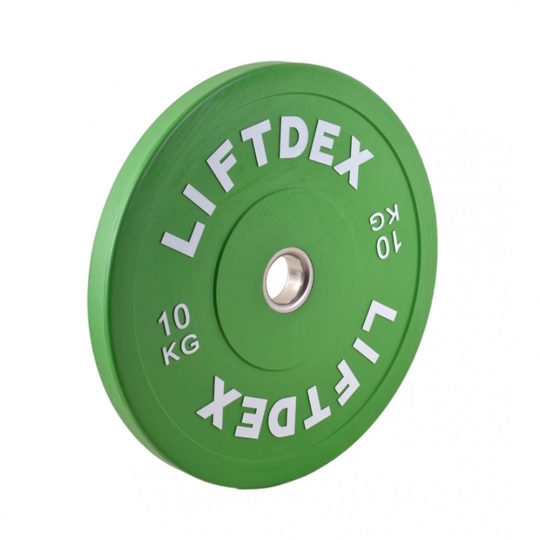 Liftdex Colored 3D Rubber Bumper Plate-10 Kg
