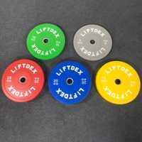 Liftdex Colored 3D Rubber Bumper Plate-15 Kg