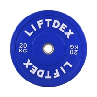 Liftdex Colored 3D Rubber Bumper Plate-20 Kg