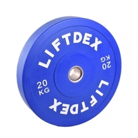 Liftdex Colored 3D Rubber Bumper Plate-20 Kg