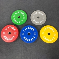 Liftdex Colored 3D Rubber Bumper Plate-20 Kg