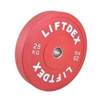 Liftdex Colored 3D Rubber Bumper Plate-25 Kg