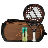 Adidas Cross IT Carbon Ctrl 2026 Padel Racket + Adidas Pro Tour Bronze Padel Bag Combo
