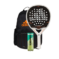 Adidas Metalbone Ctrl 3.5 2026 Padel Racket + Adidas Protour Black/Orange 3.1 Backpack Combo