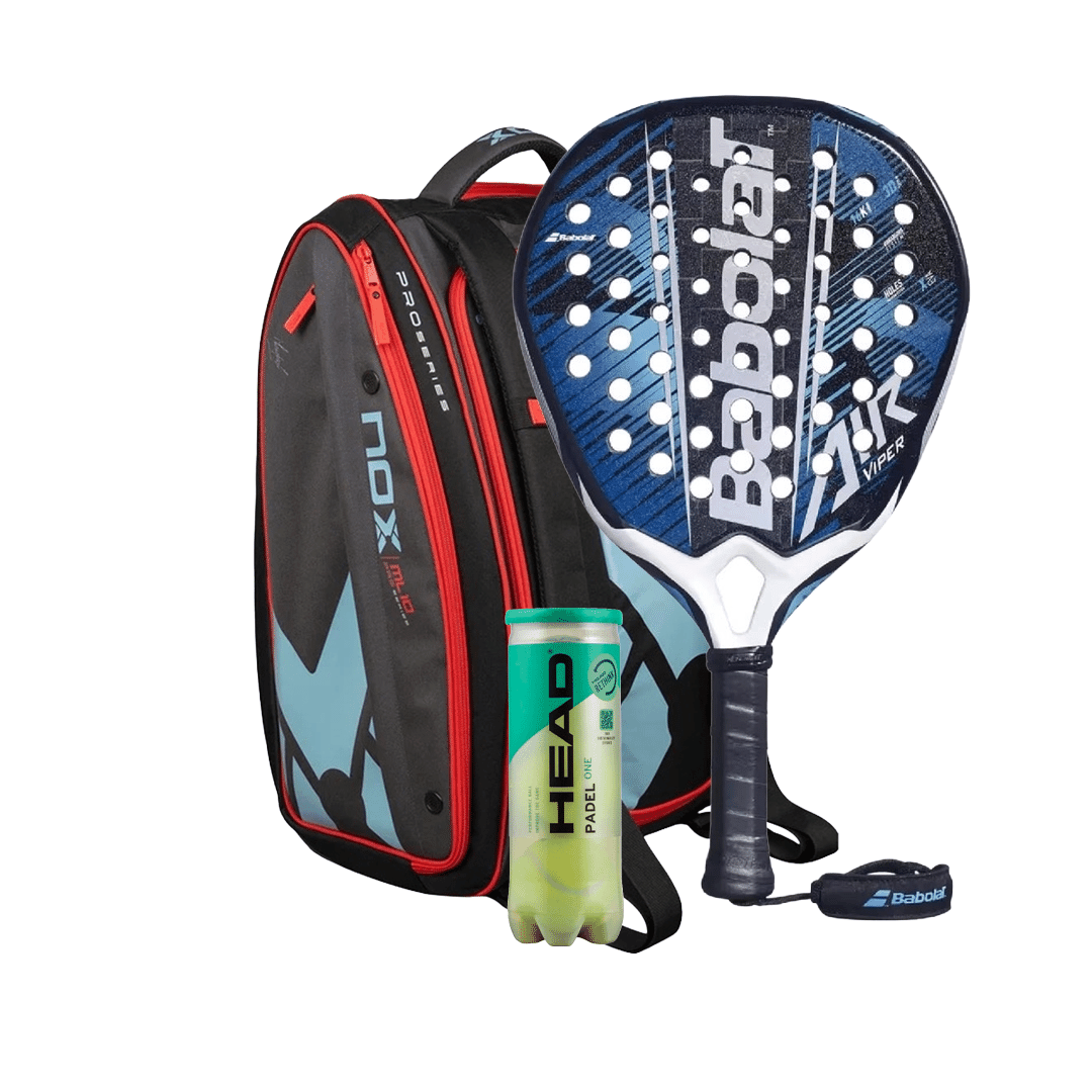 Babolat Air Viper 2.6 2026 Padel Racket + Nox Ml10 Competition Xl Compact Padel Bag Combo