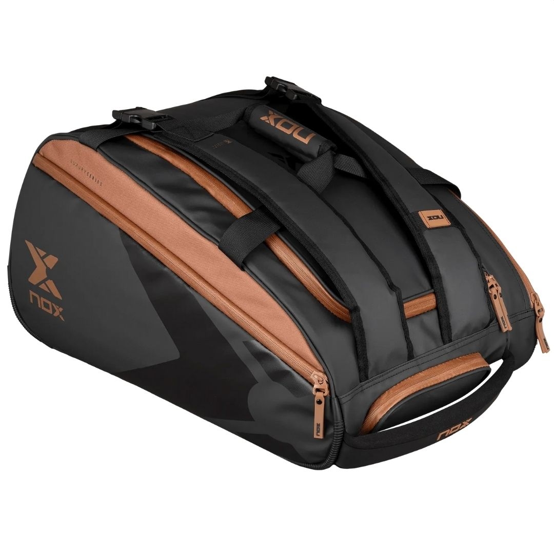 Nox Luxury Open Series Padel Bag Black/Brown