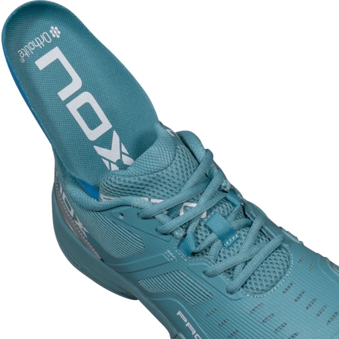 Nox AT10 PRO Turquoise-White Padel Shoes