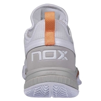 Nox  Lux Nerbo – White/Coral Gold Padel Shoes