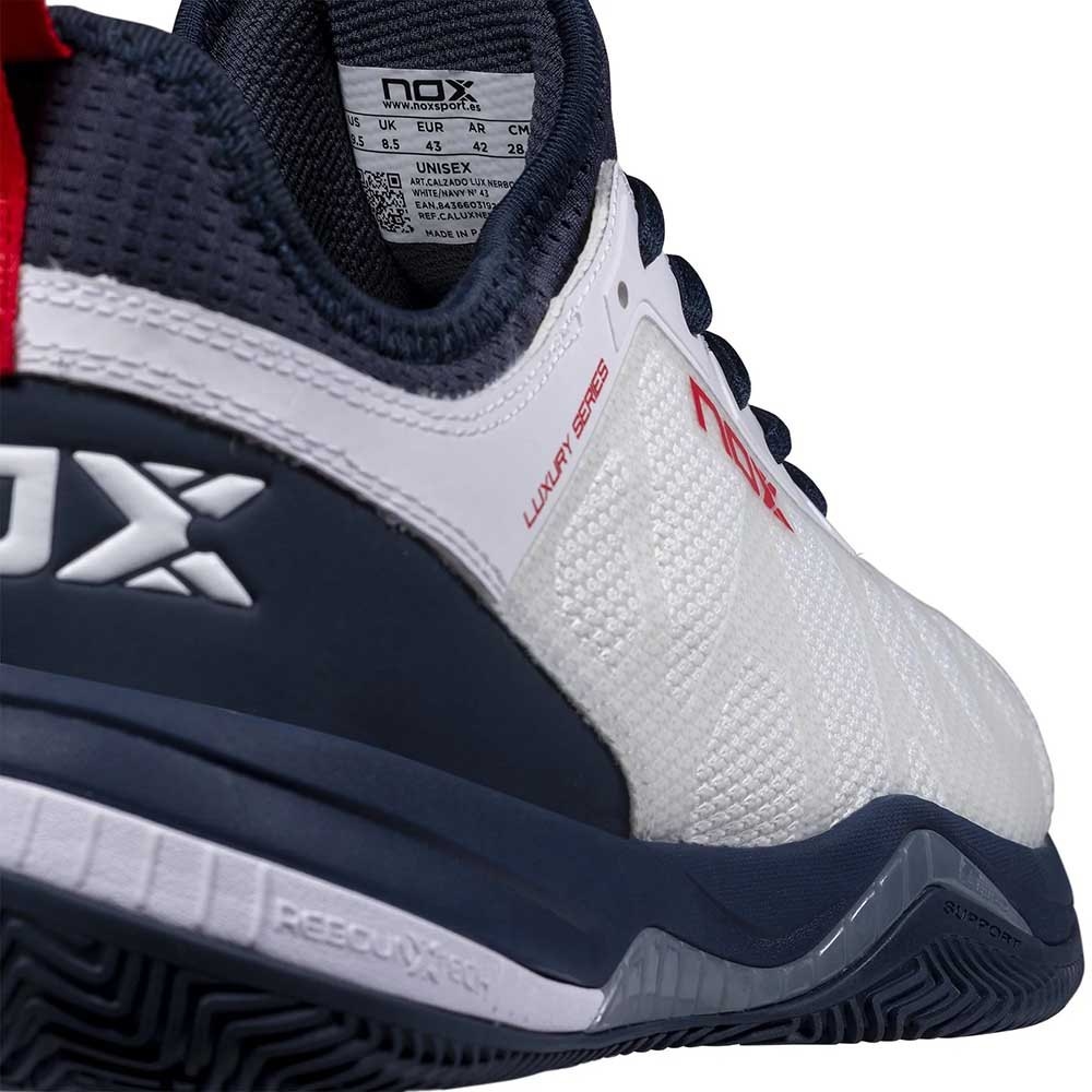 Nox Lux Nerbo White/Navy Padel Shoes