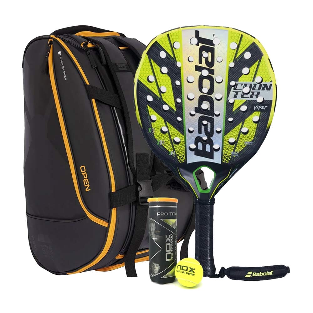 Babolat Counter Viper Padel Racket 2023 NOX Paletero Padel Bag