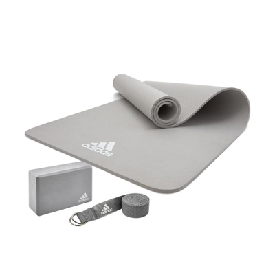 Adidas Yoga Mat + Yoga Strap + Yoga Block