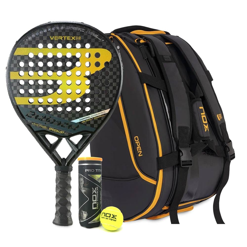 Bullpadel Vertex 03 CTR 2023 Padel Racket NOX Paletero Padel Bag