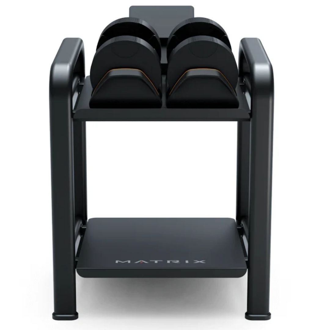Matrix Adjustable Dumbbell with Storage Rack