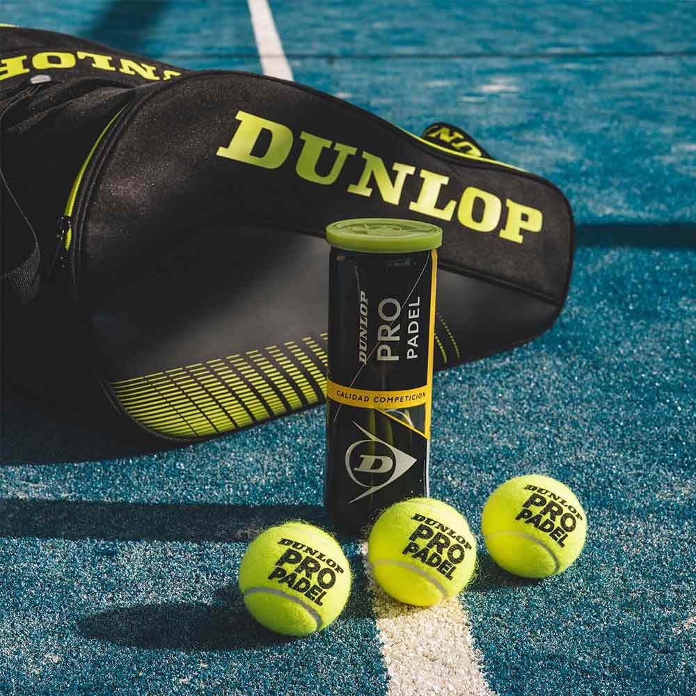 Dunlop Pro Padel Balls Tube (3 Balls)
