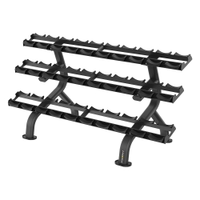 Insight Fitness 3 Tier Dumbbell Rack 15 pairs
