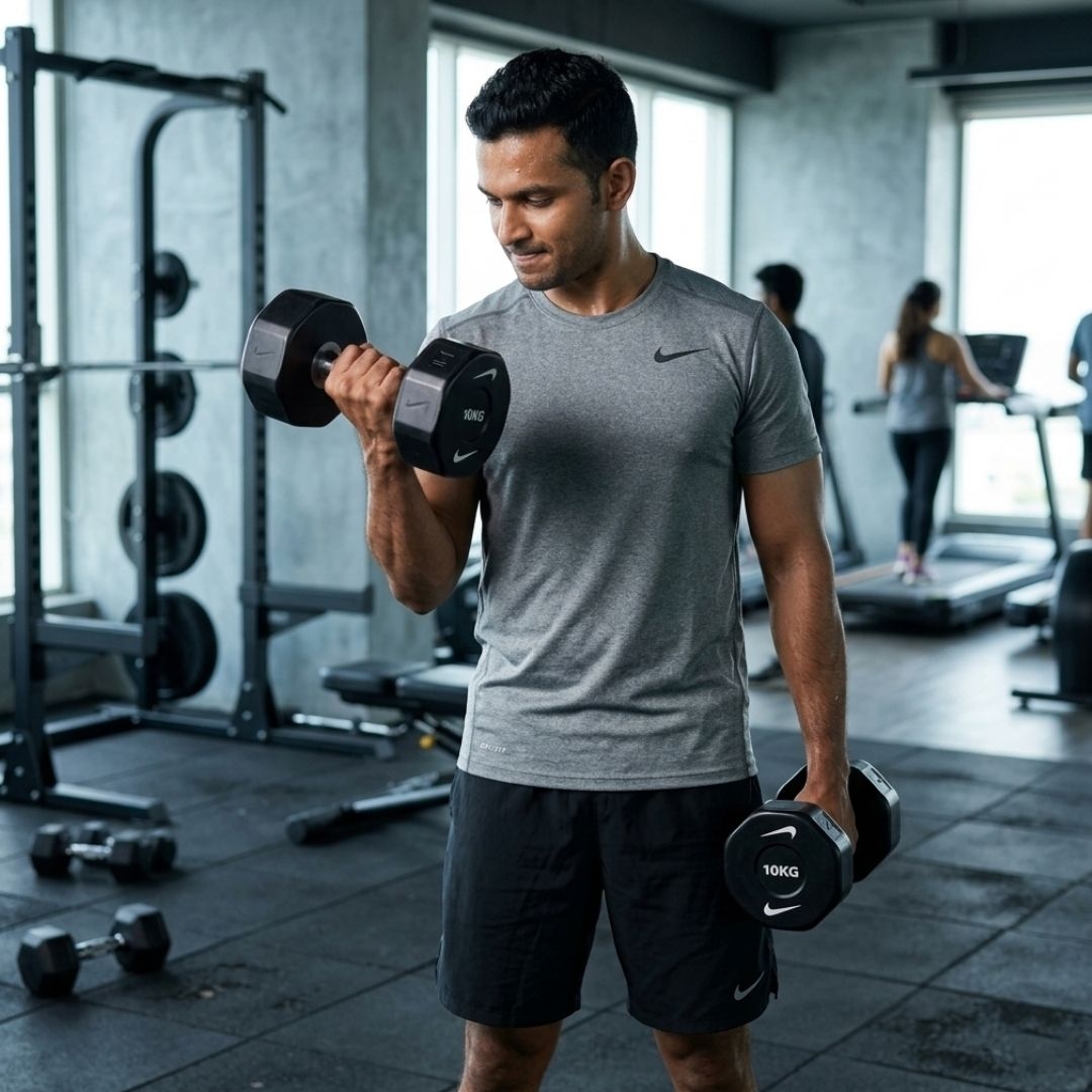 Nike Strength Premium Urethane Pro Dumbbell Set 2-20 kg With 3-Tier Rack
