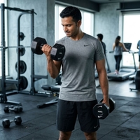 Nike Strength Premium Urethane Pro Dumbbell Set 2-20 kg With 3-Tier Rack