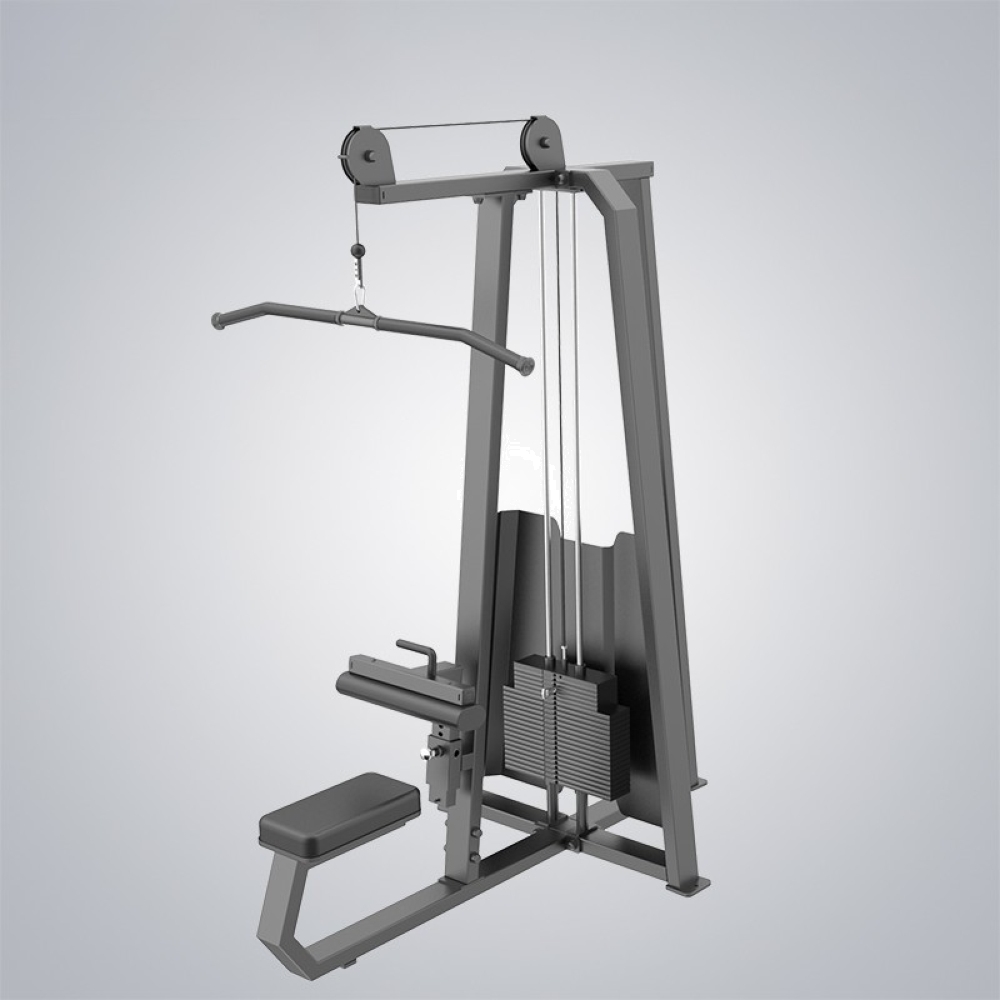 DHZ Fitness Lat Pull Down Weight Stack Machine