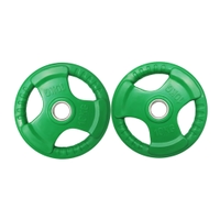 Knight Shot - Colored Rubber Plates 10Kg Green | Pair