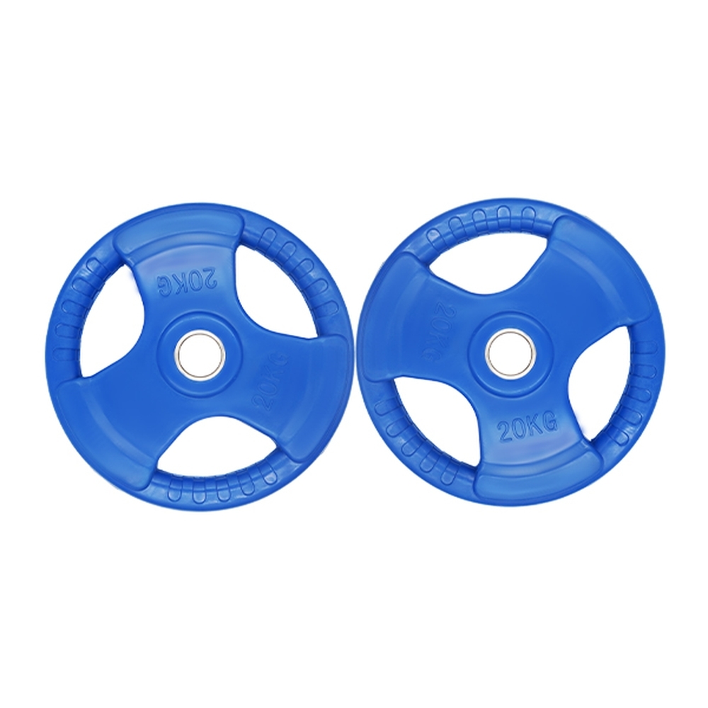 Knight Shot - Colored Rubber Plates 20Kg Blue | Pair