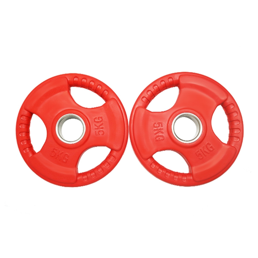 Knight Shot - Colored Rubber Plates 5Kg Red | Pair