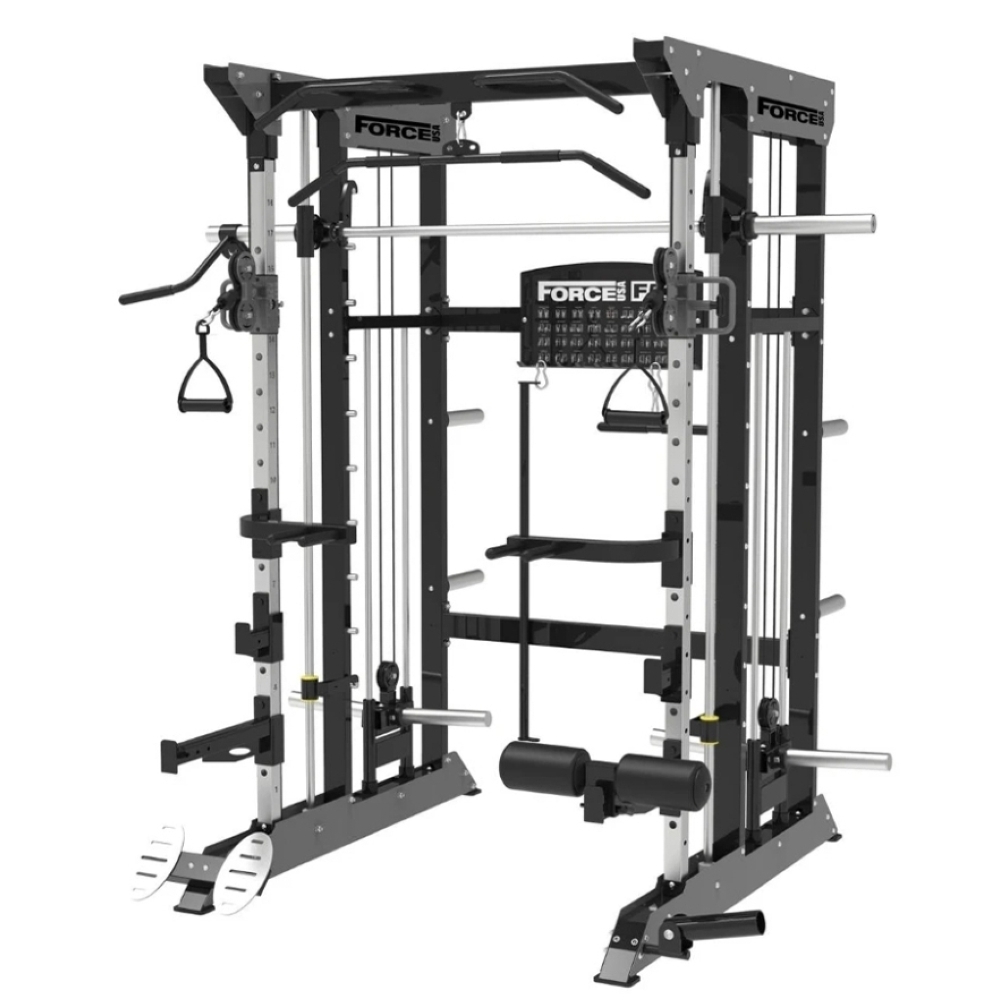 Force USA F50 All-In-One Plate Loaded Multi Functional Trainer | Includes 15kg Barbell
