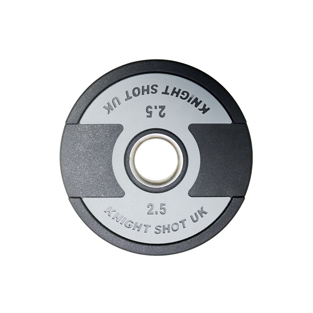 Knight Shot - Cpu Weight Plate Grey-Black 2.5Kg | Pair